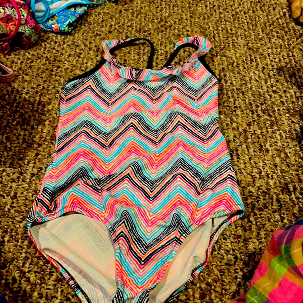 One piece bathing suit